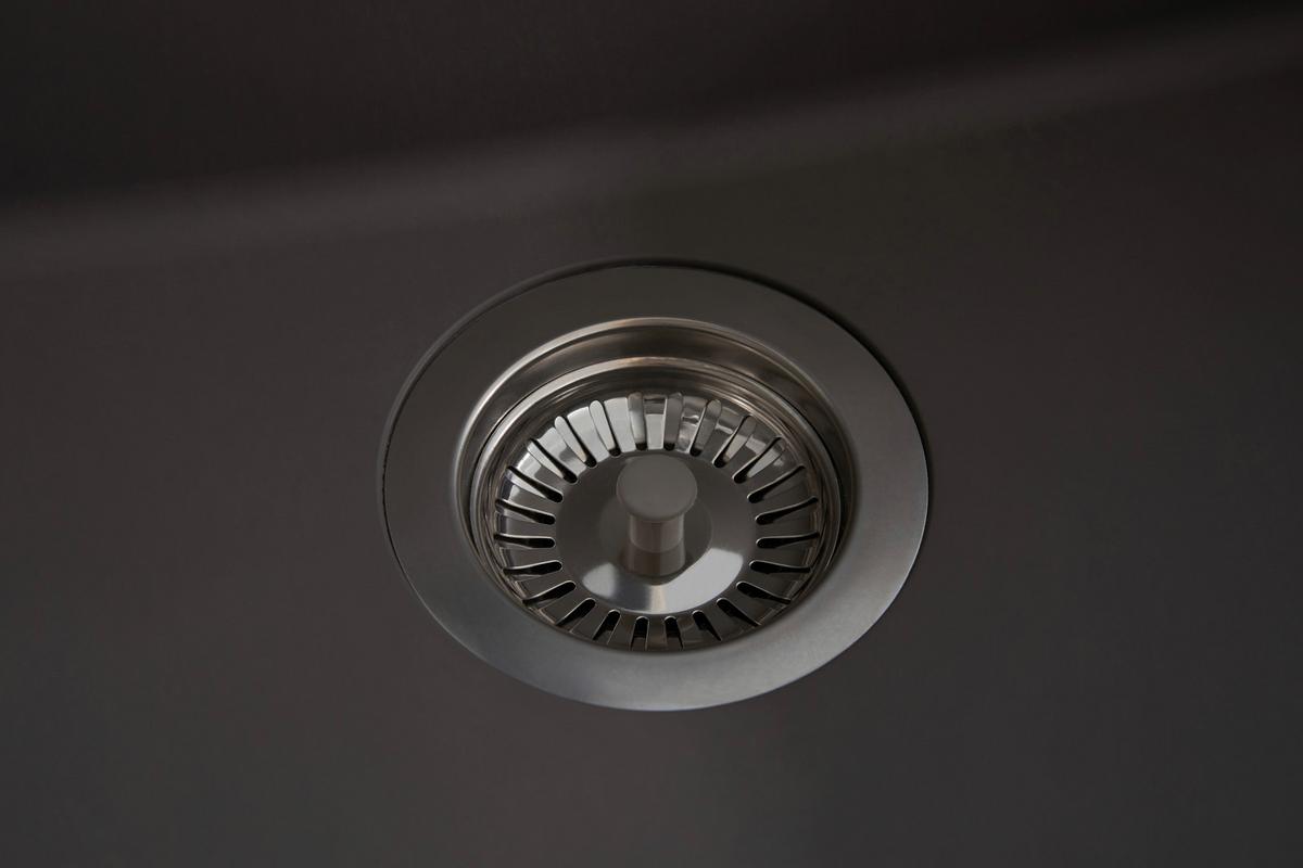 Spüle Respekta Einbauspüle Ohio - Grau, Trend, Glas/Kunststoff (66/21/50cm) - Respekta