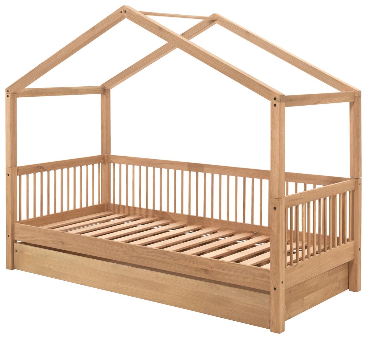 Hausbett Forrest Naturfarben 90x200cm - Naturfarben, MODERN, Holz/Holzwerkstoff (90/200cm) - Vipack