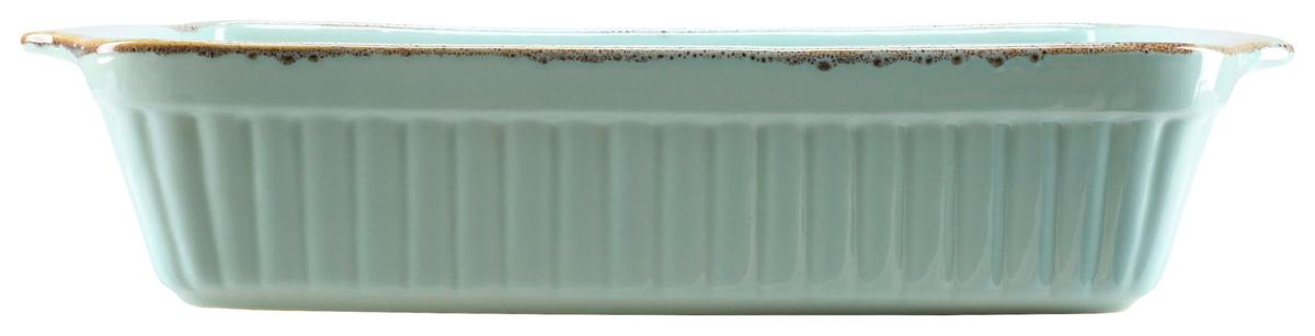 Auflaufform Keramik Classic Vintage Türkis 34x20x7,5 cm - Türkis, KONVENTIONELL, Keramik (34/20/7,5cm) - Creatable