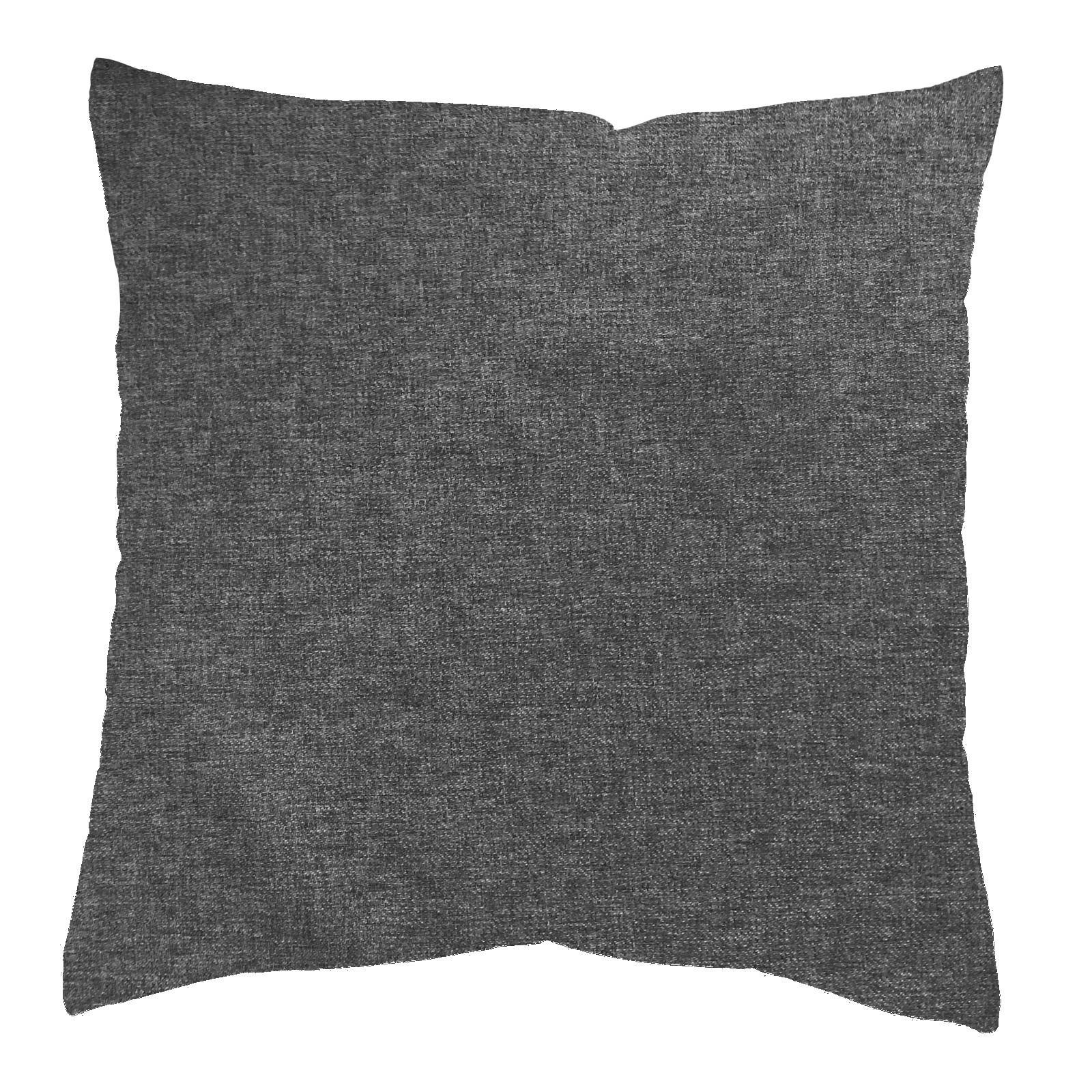 KISSENHÜLLE Anthrazit 50x50 cm - Anthrazit, Basics, Textil (50/50cm)