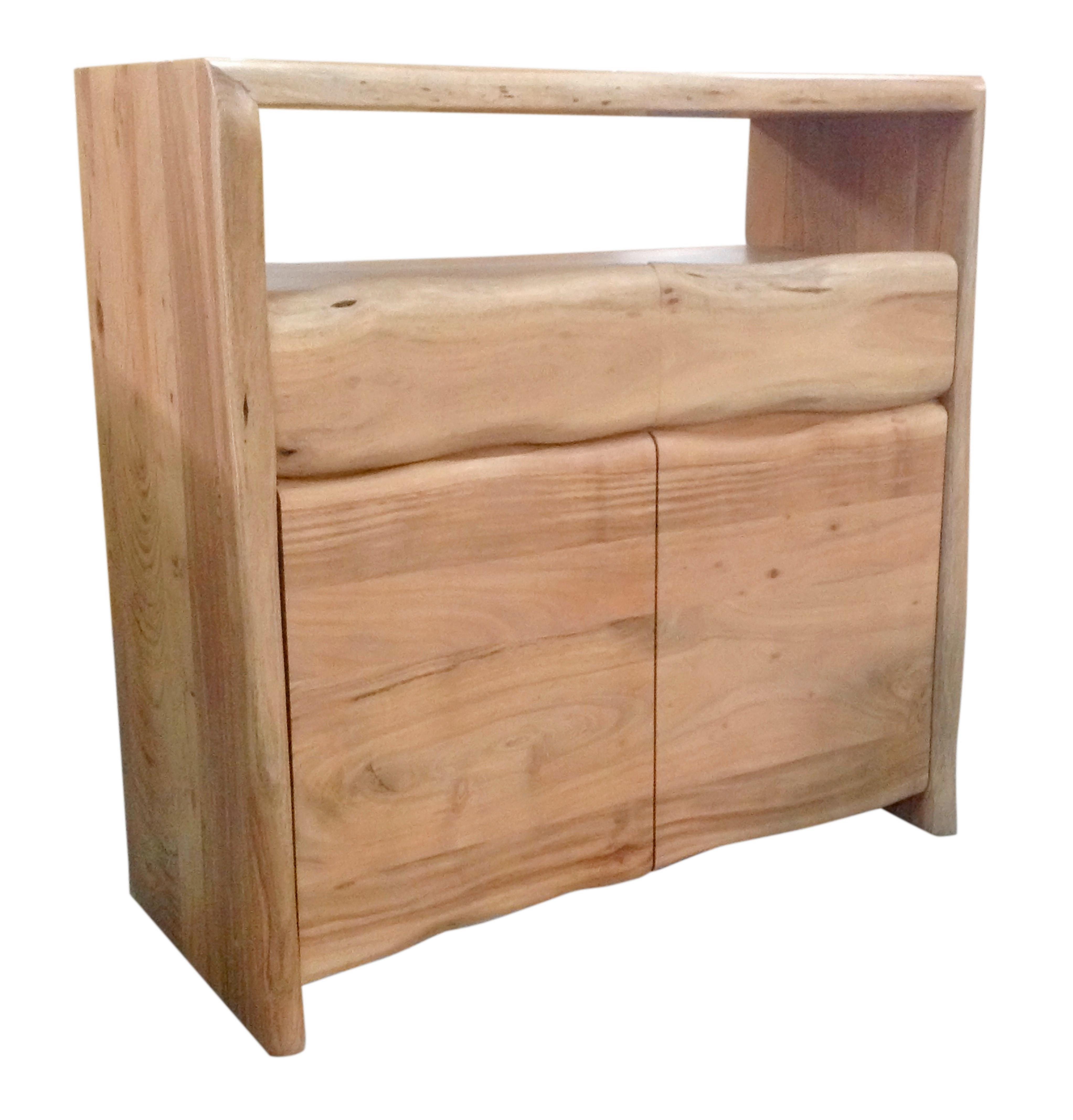 KOMMODE Naturfarben B: 90cm - Naturfarben, Design, Holz (90/90/40cm) - MID.YOU