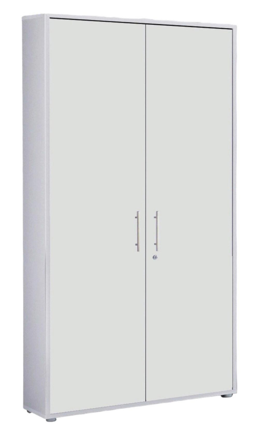 Aktenschrank Office Edition Weiß B: 84,4cm - Weiß, MODERN, Holzwerkstoff (84,4/185,6/33cm) - MID.YOU