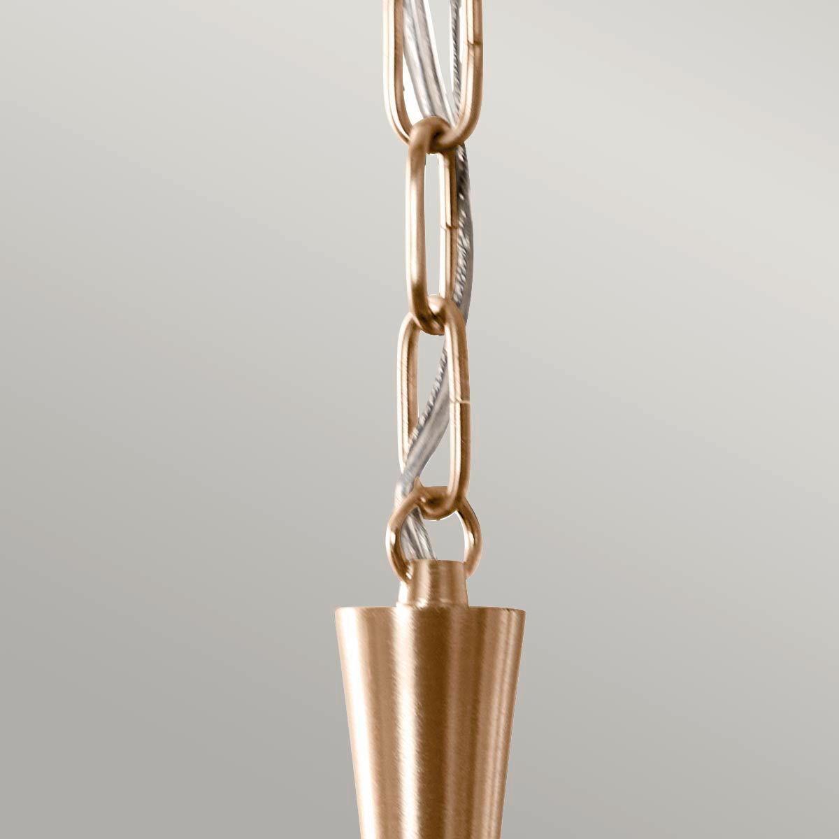 Függőlámpa Kl-Delarosa-P-Bk - Pezsgő/fekete, Konventionell, fém (225.9/33/50.8cm) - Elstead Lighting