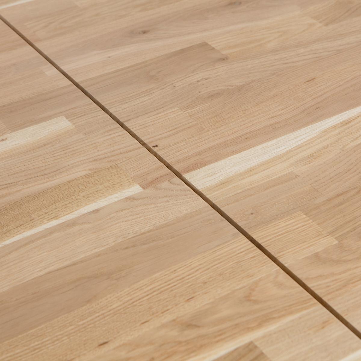 Esstisch Tablo Naturfarben/Schwarz L: 240cm - Schwarz/Naturfarben, MODERN, Holz/Metall (240/100/77cm) - Livetastic