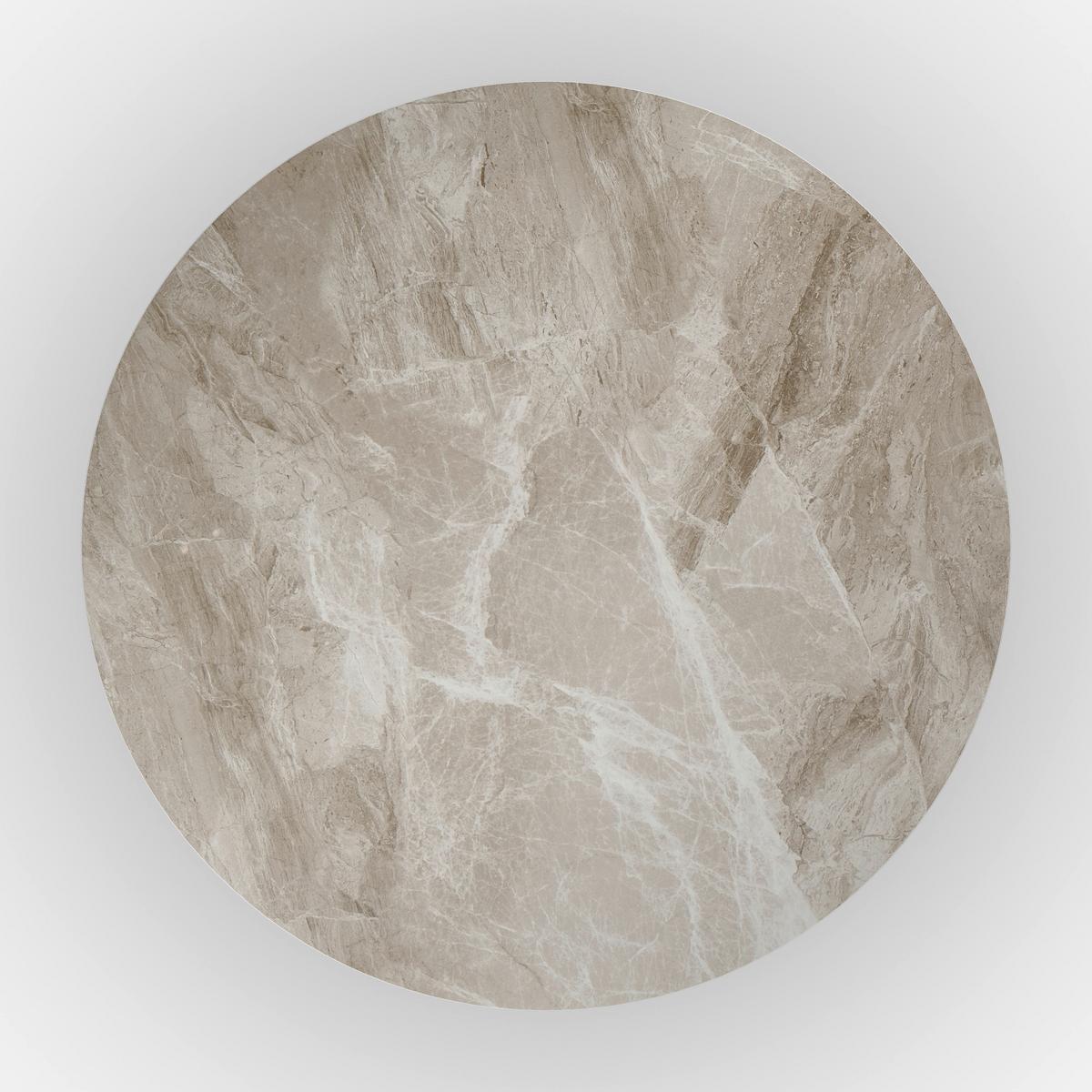 KONFERENČNÍ STOLEK PELA - šedá/černá, Moderní, kov/kompozitní dřevo (90/90/45cm) - Bessagi Home