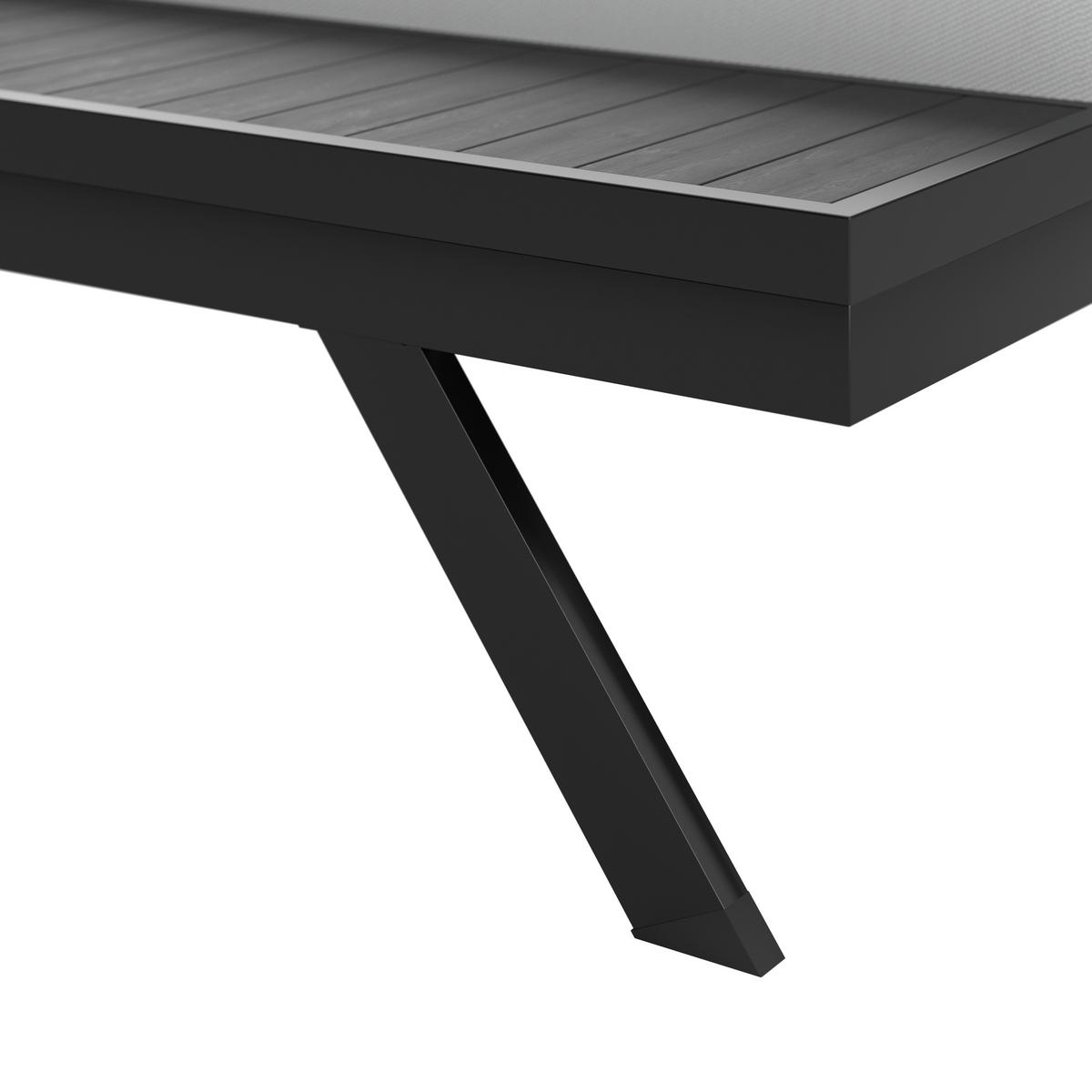 ZAHRADNÍ LEHÁTKO AVOLINA - světle šedá/tmavě šedá, Moderní, kov/textil (199/86/40cm) - Bessagi Garden