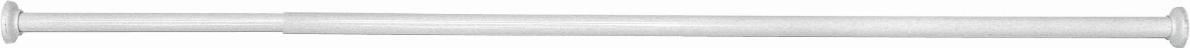 Duschvorhangstange Renate Weiß Ausziehbar L: 125-220 Cm