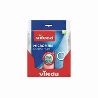 Mikrofasertuch Vileda Ultrafresh - Pastellblau/Hellrosa, Basics, Textil (30/30/0cm) - Vileda