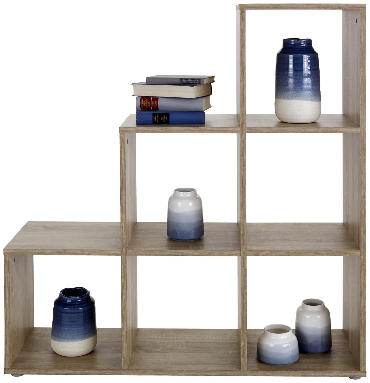 DĚLICÍ STĚNA PISA 3 -BP- - barvy dubu, Moderní (112/114/35cm)