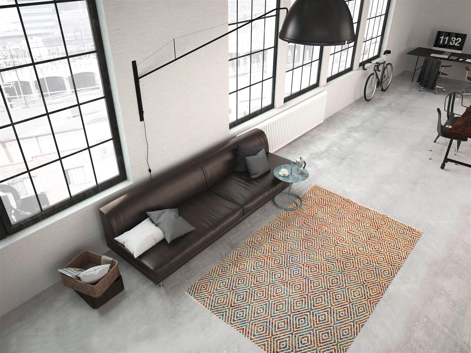Flachwebteppich Aperitif Multicolor B: 160 Cm - Multicolor, KONVENTIONELL (160/230cm)