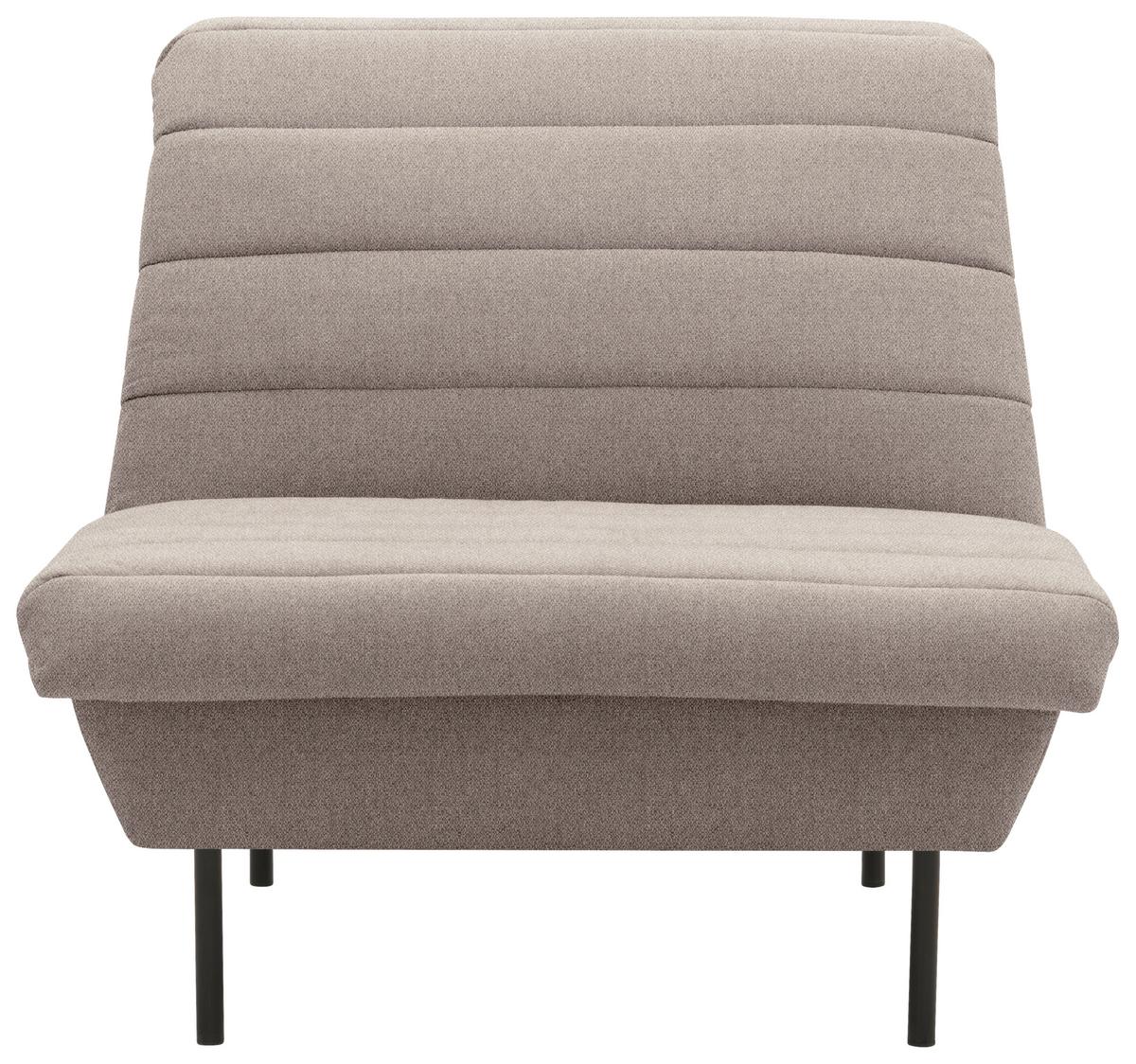 Sessel Looks Ix - Beige/Schwarz, Design, Textil (92/92/103cm) - LOOKS by W.Joop