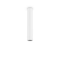 LED-Deckenleuchte Look Ø 6 cm 1-flammig zylindrisch - Weiß, KONVENTIONELL, Metall (6/40cm) - Ideal Lux