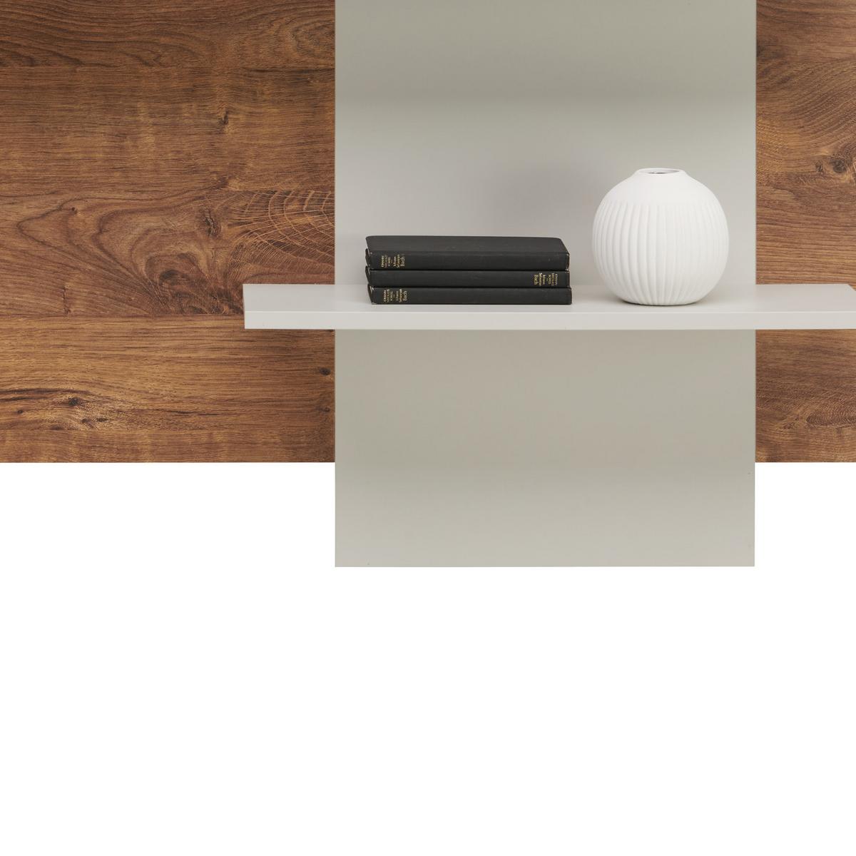 Wandboard Arian B: 150 cm Eiche Dekor/Hellgrau - Eichefarben/Hellgrau, MODERN, Holzwerkstoff (150/85,3/19,6cm)