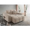 XXL-Sessel Bosco, Beige B: 181 cm - Beige/Schwarz, MODERN, Textil (181/87/155cm) - Livetastic