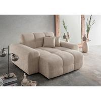 XXL-Sessel Bosco, Beige B: 181 cm - Beige/Schwarz, MODERN, Textil (181/87/155cm) - Livetastic