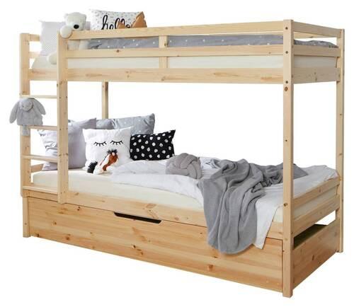 Etagenbett Finn - Naturfarben, MODERN, Holz (90/200cm) - MID.YOU