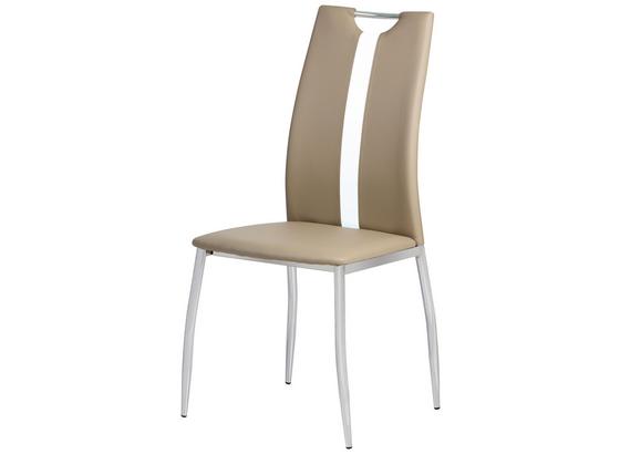 Židle Viki - světle hnědá, Moderní, kov/umělá hmota (44/97/41cm) Židle Viki - světle hnědá, Moderní, kov/umělá hmota (44/97/41cm)