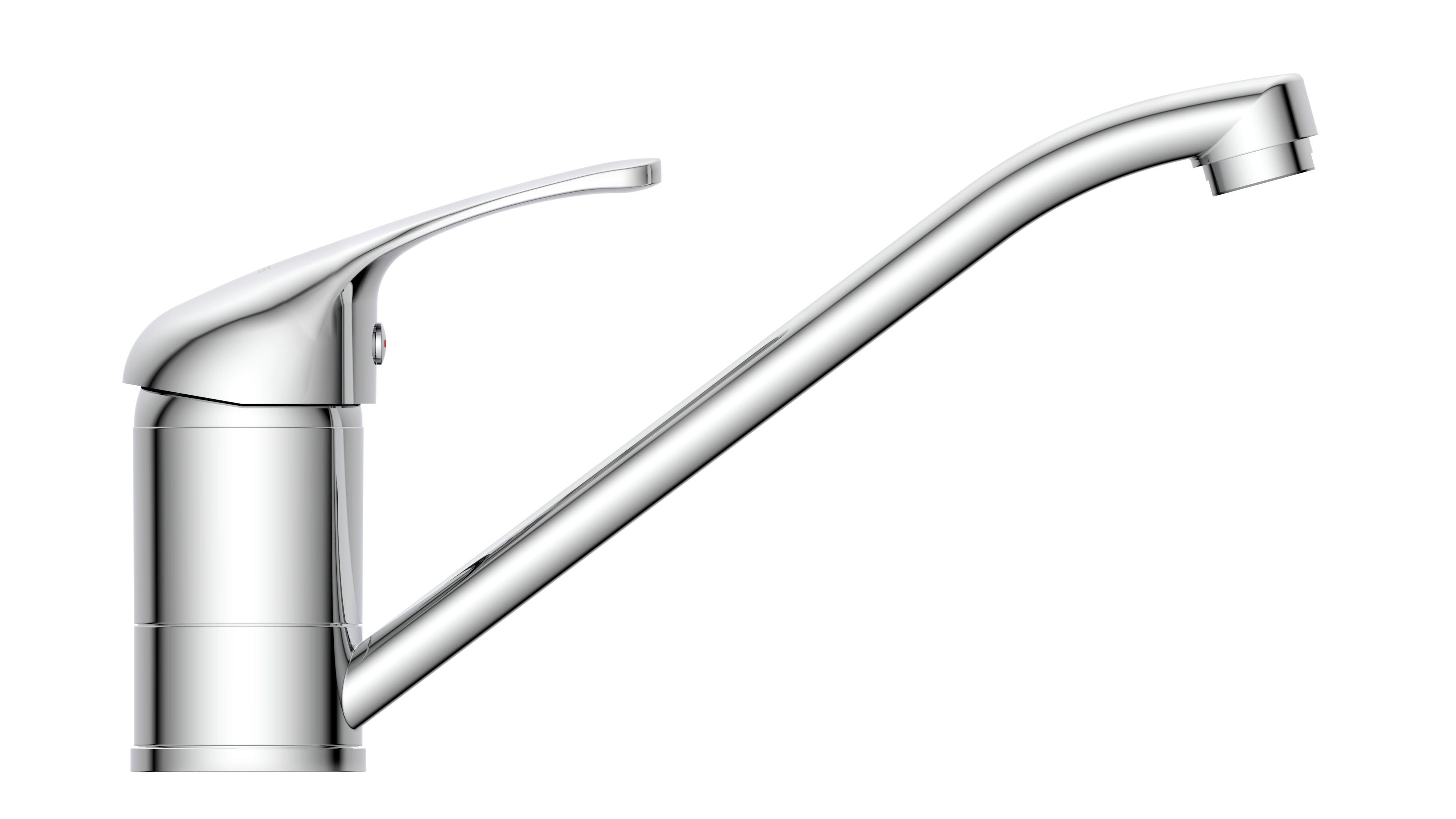 Küchenarmatur Sistant Berlin Chromf. Schwenkbar, Hochdruck - Chromfarben, Basics, Metall (5/15/24,5cm) - Sistant