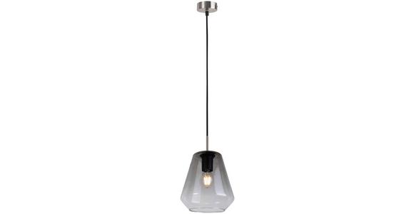 Hängeleuchte Bridget H: 180 cm 1-Flammig, Rauchglas/Eisen - ROMANTIK / LANDHAUS, Glas/Metall (21/180cm) - James Wood