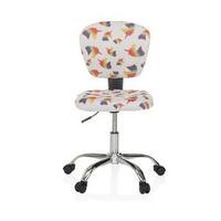 Jugenddrehstuhl Kid Bubble Multicolor B: 50 cm - Multicolor/Alufarben, MODERN, Kunststoff/Textil (50/79-89/50cm) - MID.YOU