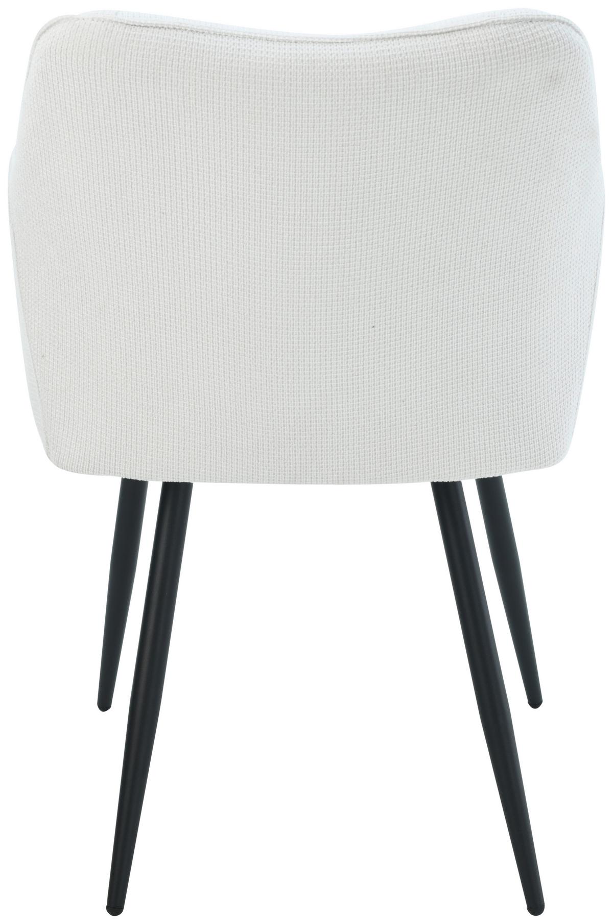 Armlehnstuhl Caro Beige Gepolstert - Beige/Schwarz, KONVENTIONELL, Holz/Textil (55/83/61cm) - Nedis SmartLife