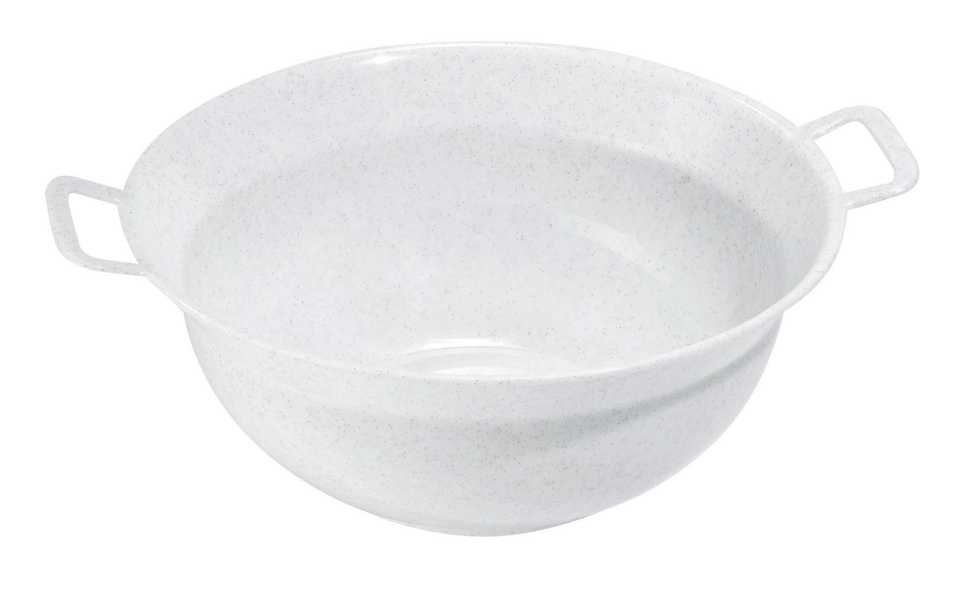 Rührschüssel Kunststoff Natur /Blau Weitling D/H: 32/13 cm
