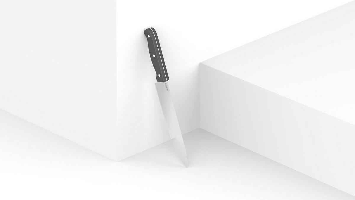 Messerblock 7-Teilig Schwarz/Bambus B: 12,3 cm - Schwarz, Basics, Holz/Kunststoff (15,5/12,3/36cm)