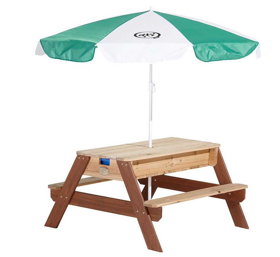 Dětský Záhradní Stůl Axi Nick - hnědá, dřevo (80/56/90cm)