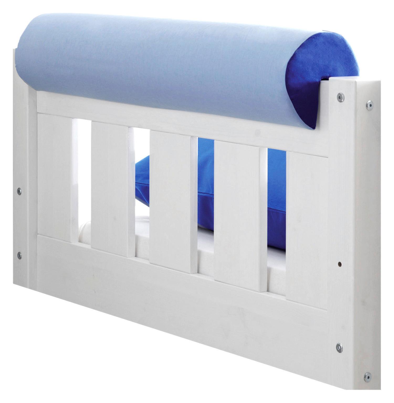 Válcový anatomický polštář modrý - světle modrá/tmavě modrá, Konvenční, textil (16,5/79cm) - MID.YOU