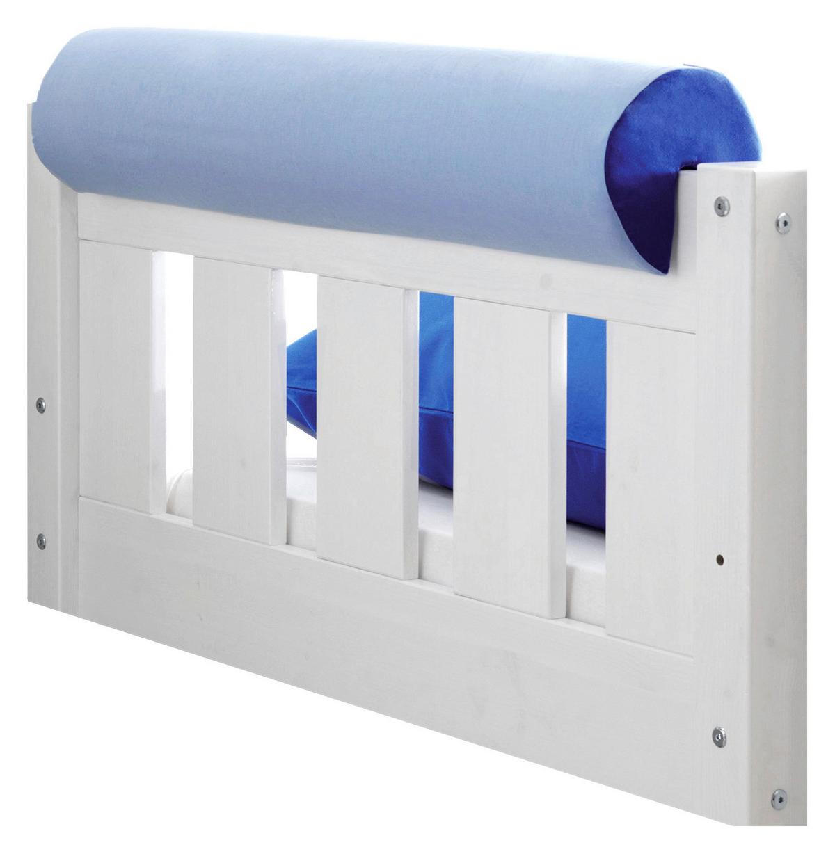 Válcový anatomický polštář modrý - světle modrá/tmavě modrá, Konvenční, textil (16,5/79cm) - MID.YOU