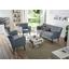 Dreisitzer-Sofa Terence B: 170 cm Silberblau - Blau/Silberfarben, KONVENTIONELL, Textil (170/83/80cm) - Carryhome Dreisitzer-Sofa Terence B: 170 cm Silberblau - Blau/Silberfarben, KONVENTIONELL, Textil (170/83/80cm) - Carryhome
