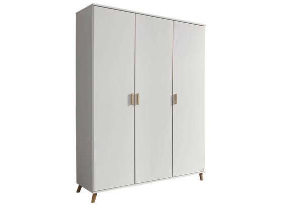 Skriňa Falun - biela, Moderný, kompozitné drevo (137/203/53cm) Skriňa Falun - biela, Moderný, kompozitné drevo (137/203/53cm)