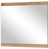 Wandspiegel Milan 85x70 cm Rahmen Eiche Artisan Dekor - Eiche Artisan, Natur, Glas/Holzwerkstoff (85/70/2cm) - MID.YOU