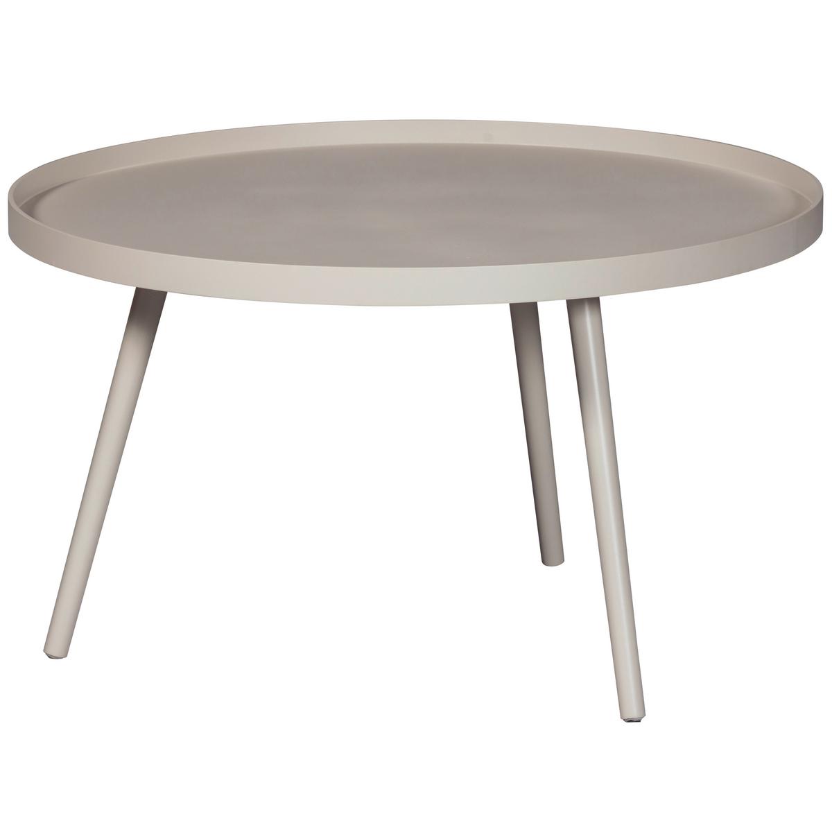 Beistelltisch Mesa Sandfarben L: 78 cm - Sandfarben, Design, Holz/Holzwerkstoff (78/78/39cm) - Livetastic