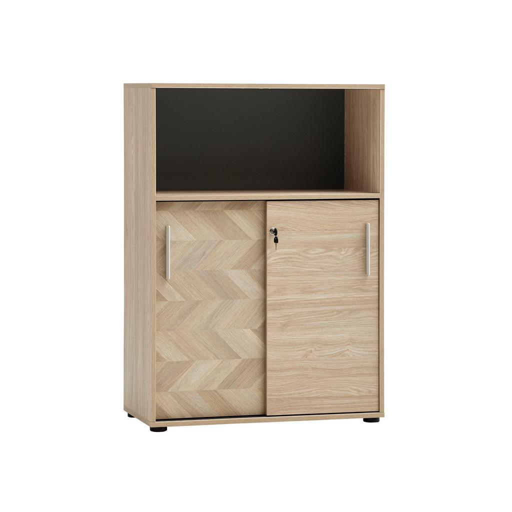 Aktenschrank Arezzo Eichefarben B: 80,1cm
