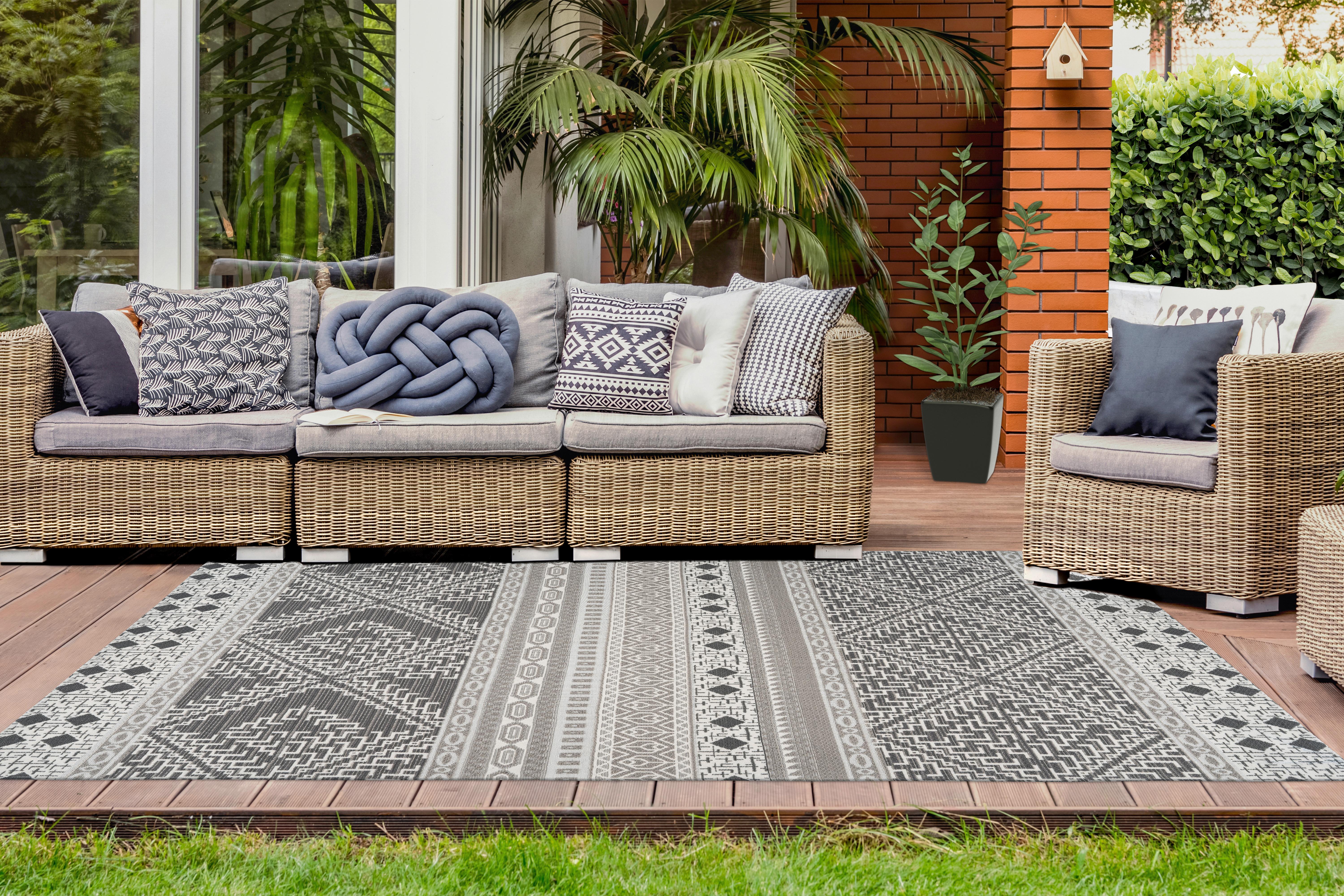 Webteppich Creme/taupe Yoga 120x170 Cm - Taupe/Creme, Trend, Textil (120/170cm) - Kayoom