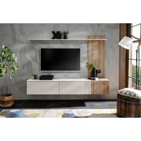 Obývací stěna SOLO kašmírová - kašmírová/dub artisan, Moderní, kompozitní dřevo/plast (180/130/40cm) - P & B