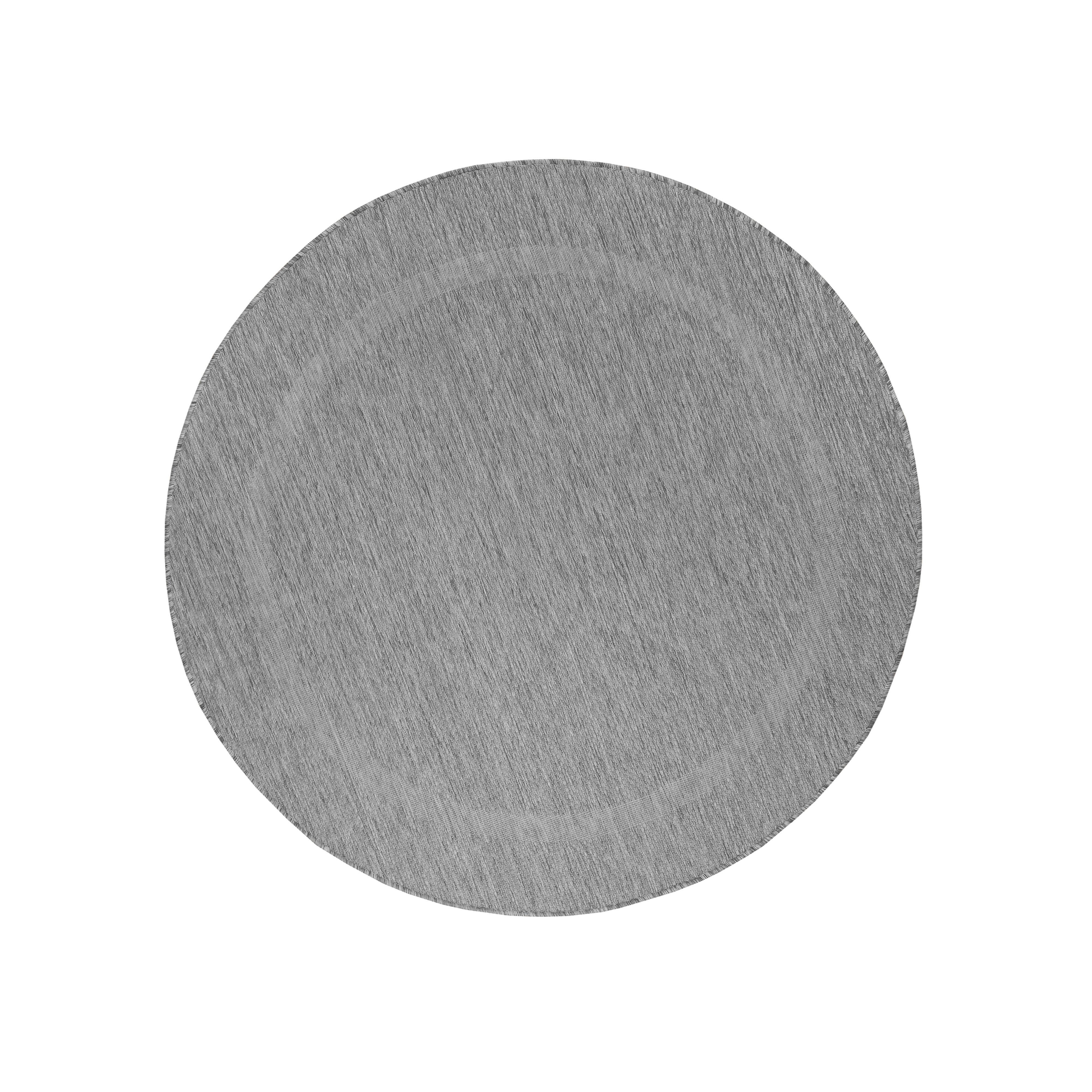 Flachwebeteppich Relax - Grau, Basics, Textil (200/200cm) - Novel
