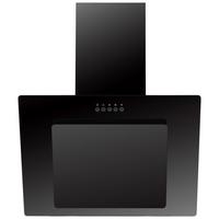 Dunstabzugshaube Respekta Bxh 59,8 X 72,7-110, 7 Cm - Schwarz, Trend, Glas/Metall (59,8/72,7-110,7/30,5cm) - Respekta