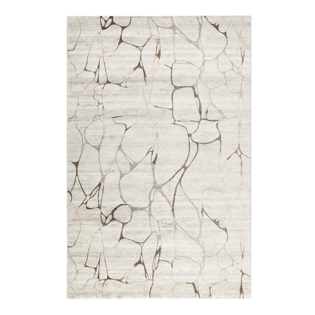 Webteppich Solo Fields Taupe/beige 200x290 Cm