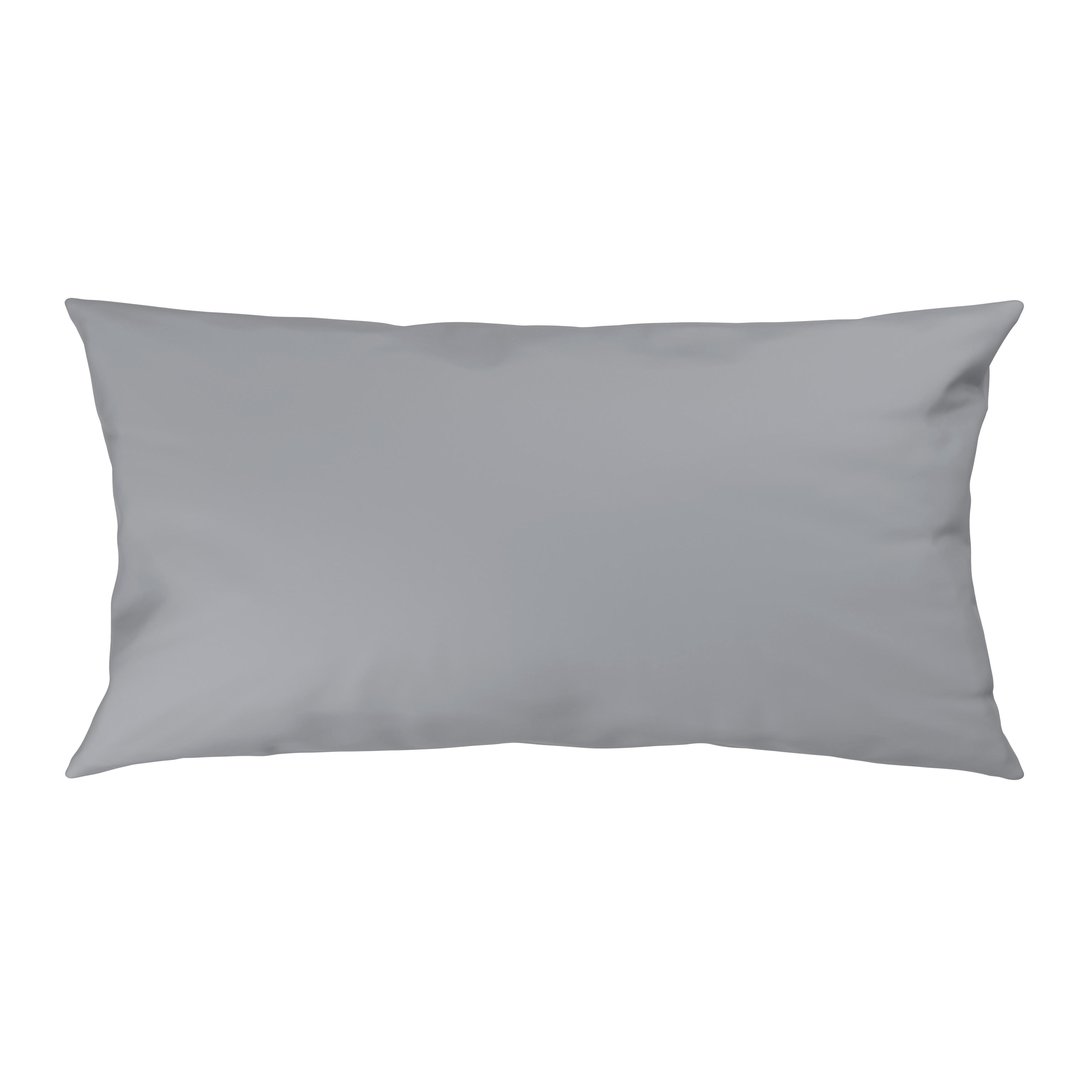 POTAH NA POLŠTÁŘ XENIA UNI - barvy stříbra, Moderní, textil (40/80cm) - Premium Living