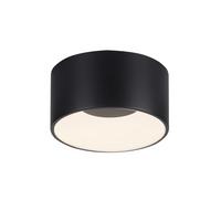 Led-deckenleuchte 14325-18 Tanika - Schwarz, MODERN, Kunststoff/Metall (16/16/8cm)