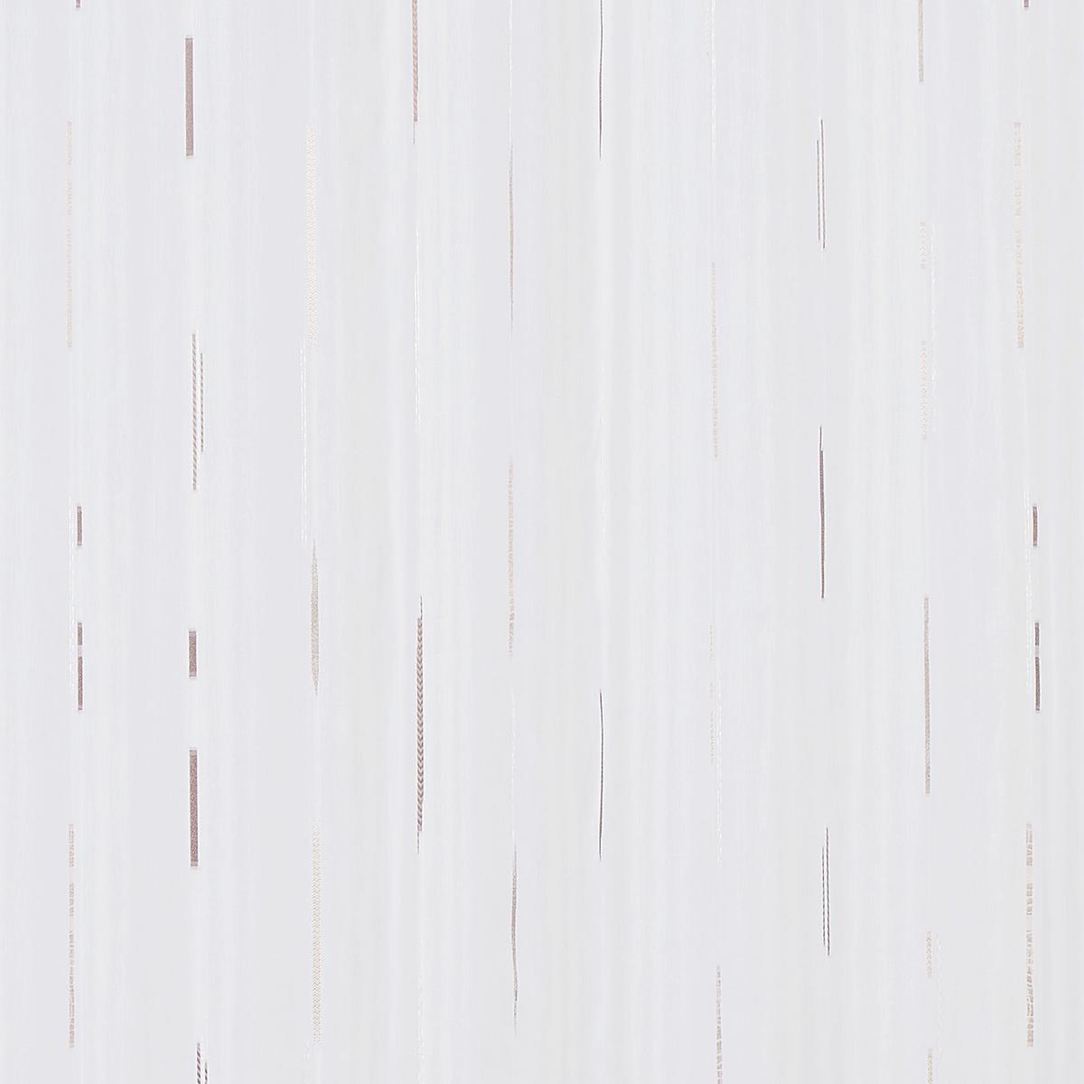Vorhang mit Schlaufen und Band Arzu 140x255 cm Braun/Weiß - Braun/Weiß, MODERN, Textil (140/255cm) - Luca Bessoni