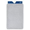 Badteppich Set Noble 85x55 cm Grau Waschbar/Rutschhemmend - Grau, KONVENTIONELL (85x55/50x50cm) - Kleine Wolke
