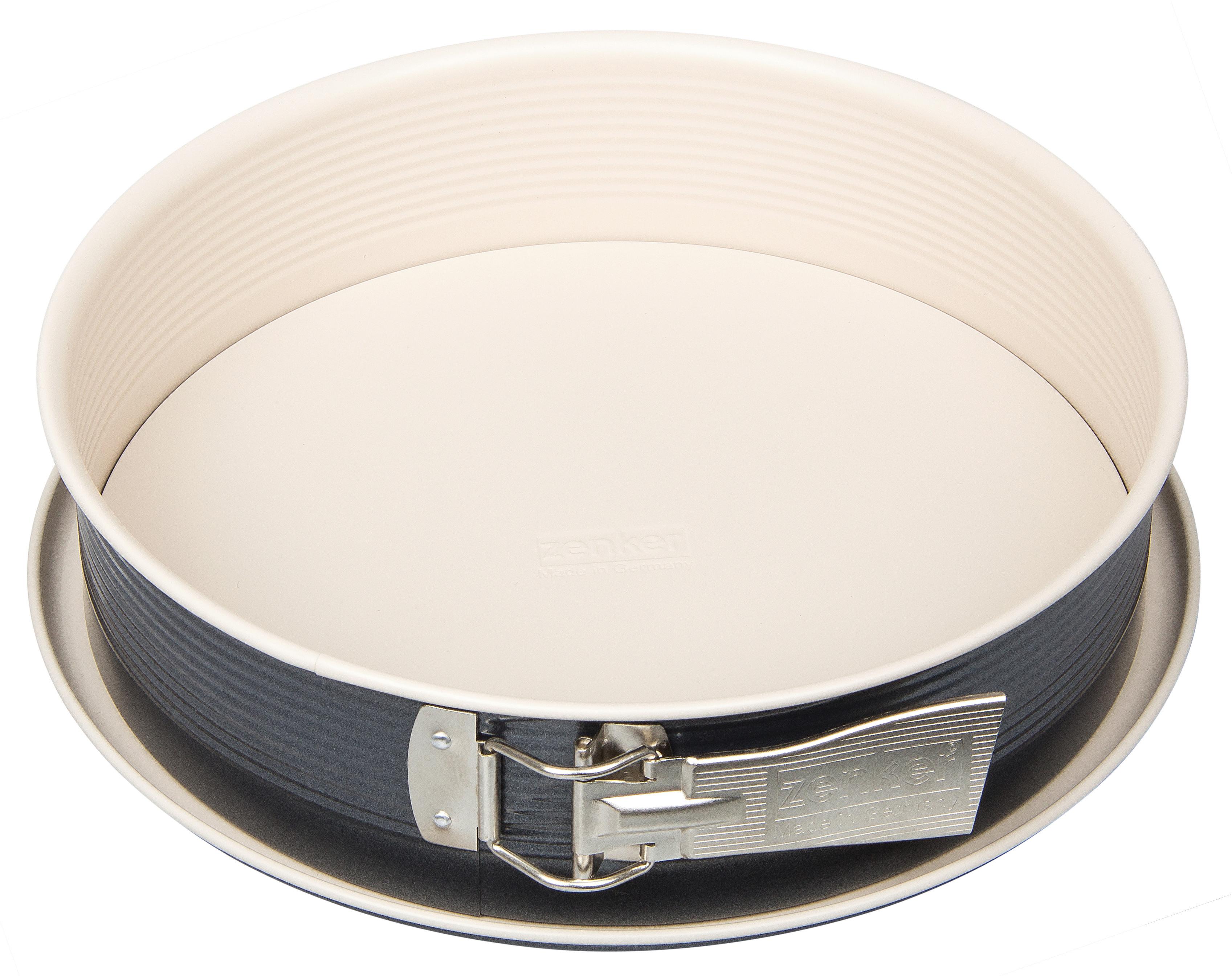 Springform Creme Noir Rund D/H: ca. 28/7 cm Stahl - Anthrazit/Creme, Metall (28/7cm) - Zenker