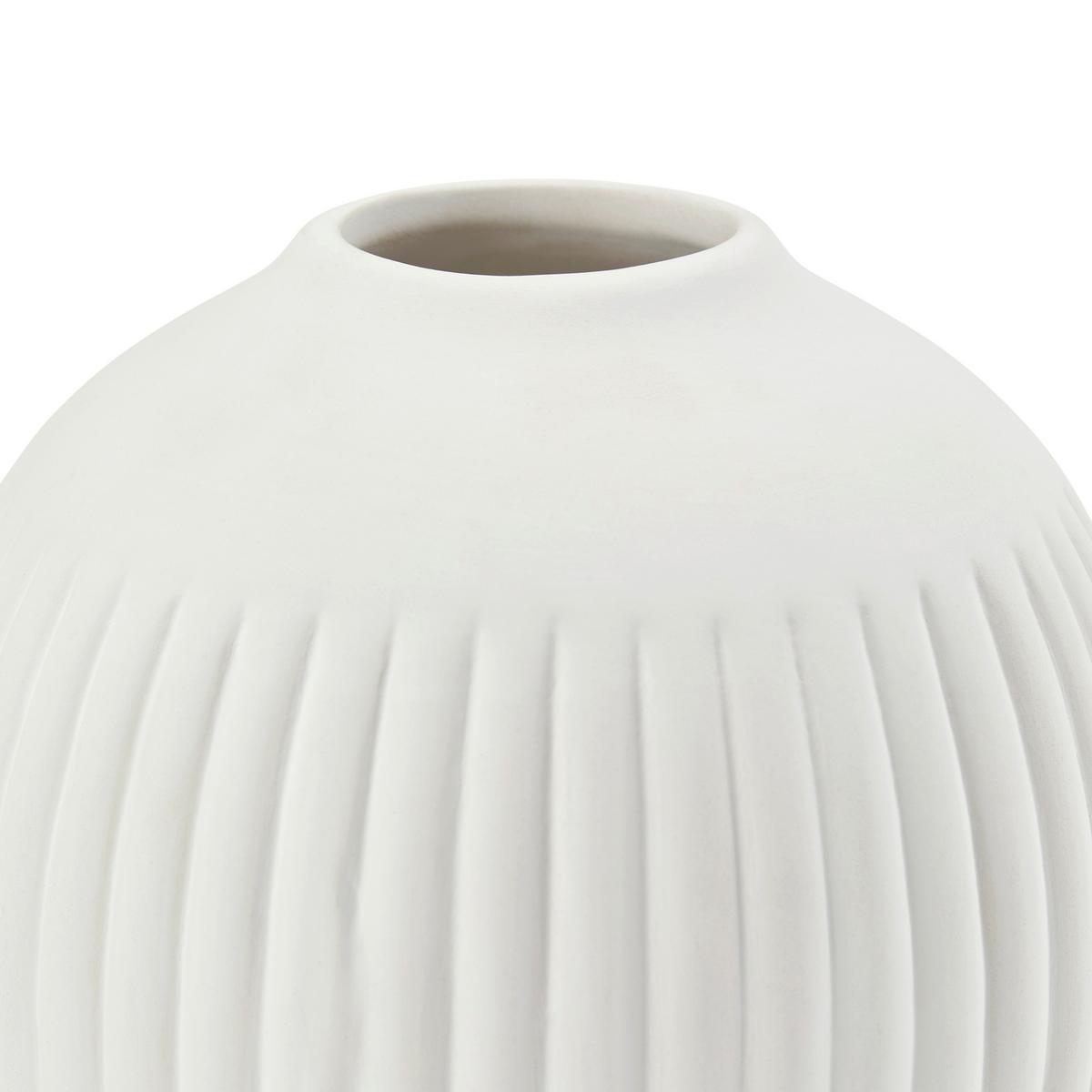 Váza Hergen - fehér, Modern, kerámia (12/11,5cm) - Luca Bessoni