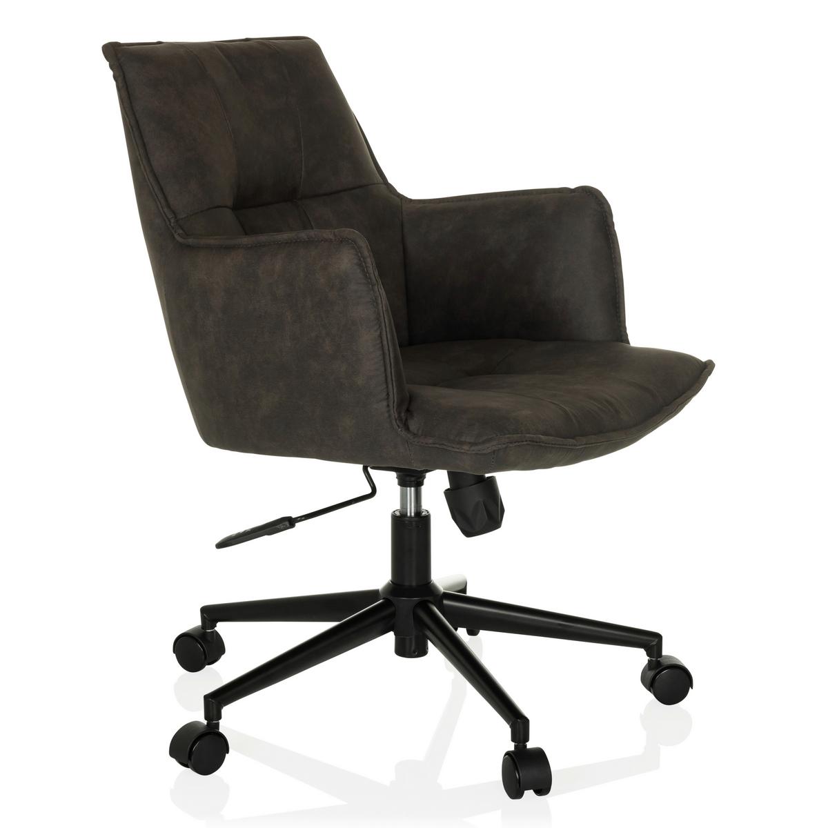 Drehstuhl Solao Life Dunkelgrau B: 54 cm - Dunkelgrau/Schwarz, MODERN, Kunststoff/Textil (54/85/70cm) - MID.YOU