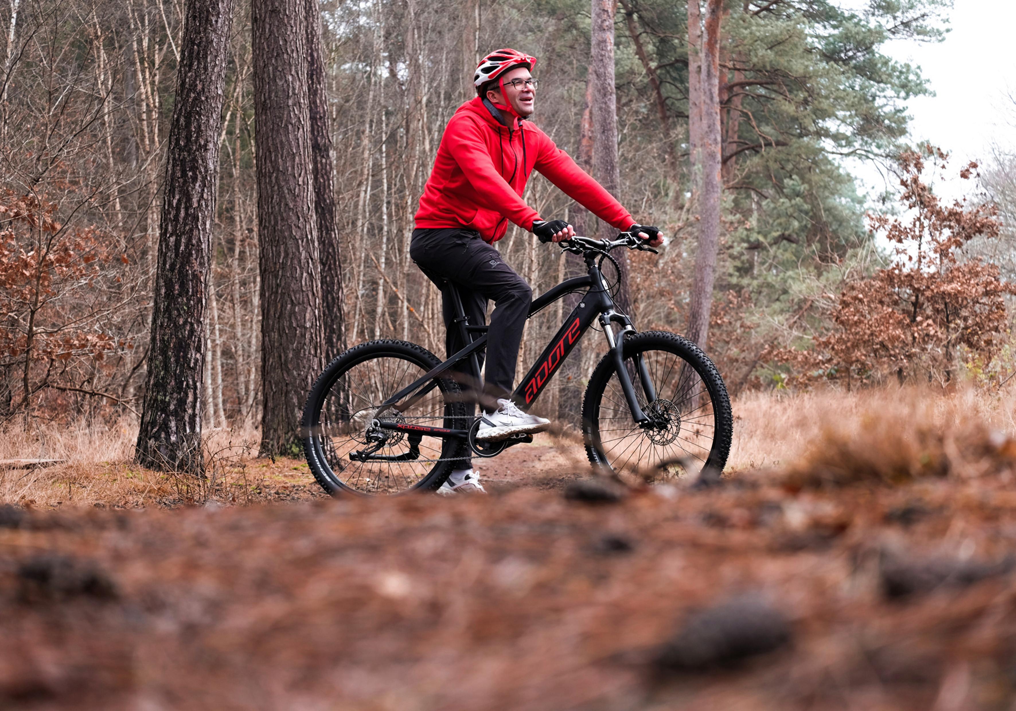 Elektrofahrrad 27,5 Zoll, 120 Km - Schwarz, Basics, Metall (180/70/100cm)