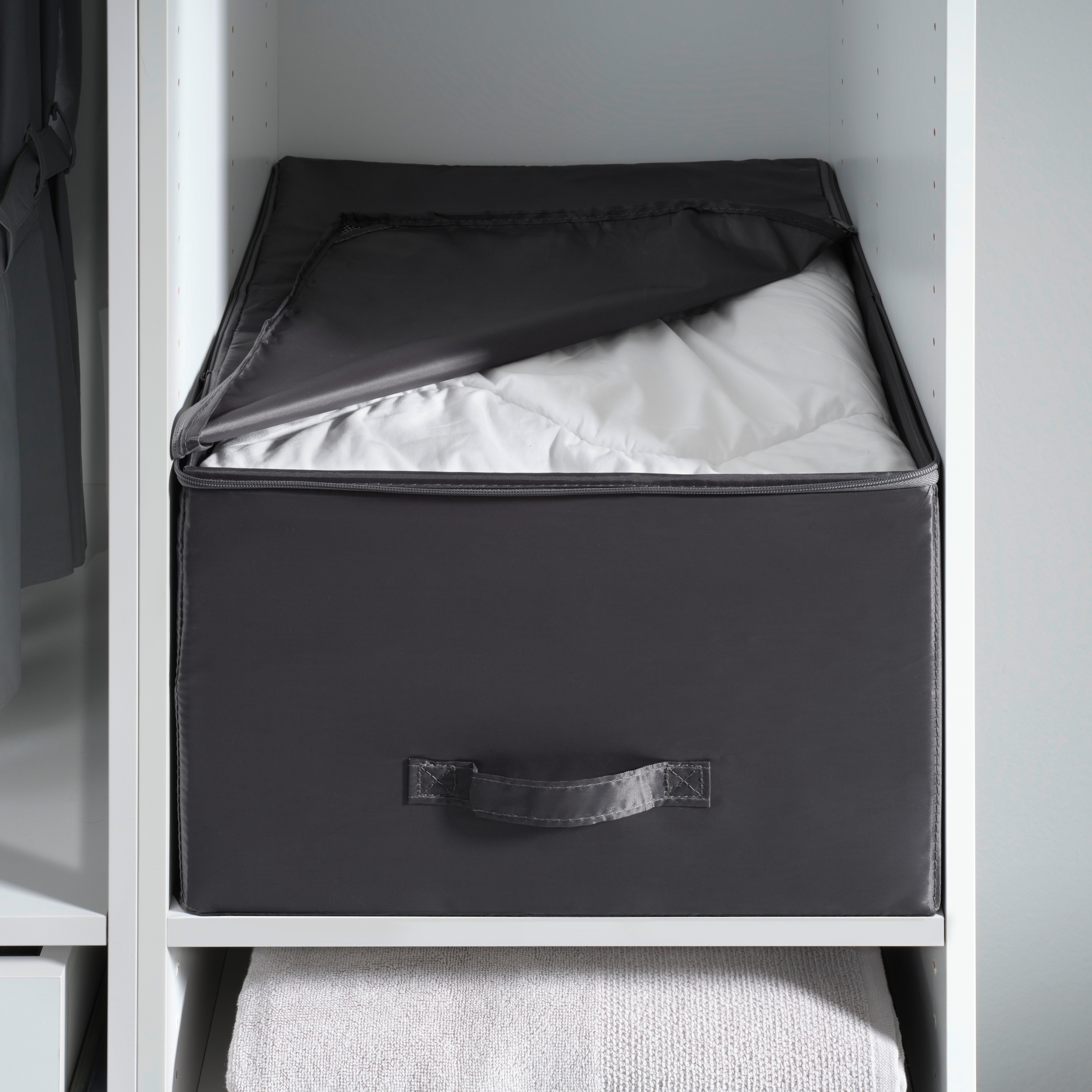 Úložná taška Unit - sivá, Konventionell, textil/plast (42,5/55/28cm) - Modern Living