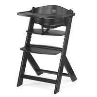 Hochstuhl Enock Schwarz, L/B/H: 49,5x45x79cm - Schwarz, Basics, Holz (49,5/45/79cm) - Kinderkraft